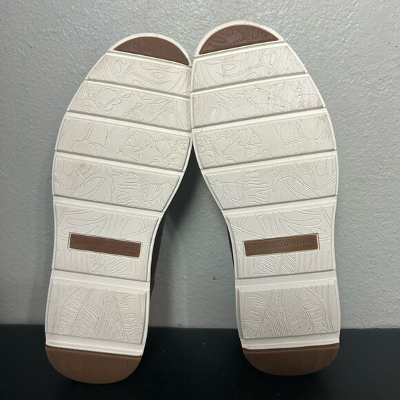 Tommy Bahama Brown and Tan Slip-On Loafers Size 11 main image 7